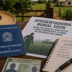 Aqui vão sugestões de texto alternativo (alt text) para as imagens desse post — já com a frase-chave "aposentadoria rural" incluída, como o Yoast pede: Imagem destacada (a que aparece no topo/compartilhamento): Trabalhador rural com as mãos calejadas, símbolo da comprovação para aposentadoria rural